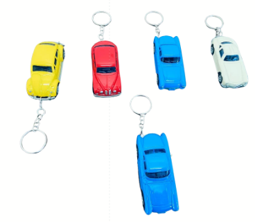 Chaveiros Carrinho de Fricção (Pacote com 25 unidades)