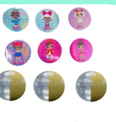 ADESIVO ENCAPSULADO BONECA LOL