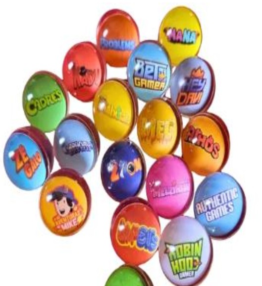 Bolas Pula-Pula Mix Streamers